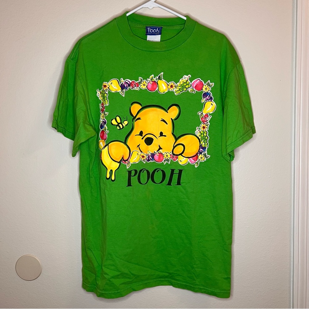 Vintage Bright Green Winnie the Pooh Tee